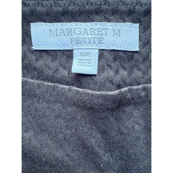Margaret M Petite Black Jacquard Pants Size Small - Picture 4 of 5